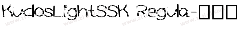 KudosLightSSK Regula字体转换